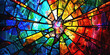 The Shattered Stained Glass Window and Renewed Faith - Visualize a shattered stained glass window being repaired, illustrating the idea of renewed faith after experiencing destruction
