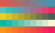© Fitrian - Colorful palette with black border, ideal for graphic design projects, creating color schemes, web design, art inspiration, and color theory.