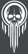 Logo Grim Reaper with Decoration