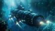 A group of deepsea explorers, piloting holographic submarines, descended into a virtual Mariana Trench, encountering bioluminescent creatures and alien landscapes unlike anything found on Earth