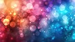 Colorful background design with abstract bokeh