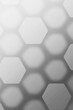 Illustration of Gradient Monochrome 3D Hexagon Pattern for Abstract Background
