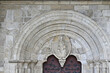 Lugo, Galizia, il portale romanico della cattedrale di Santa Maria - Spagna	