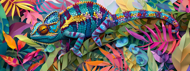 Chameleon Rupture: A Vivid Break from Reality