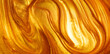 Beautiful abstract golden liquid paint background, beauty gold backdrop texture. Metallic gold paint, art design. Yellow shimmering surface close-up. Golden bright glitter texture, macro shot 