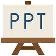 ppt flat style icon