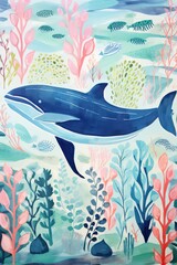 Wall Mural - dolphin in the water