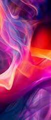 Wall Mural - abstract waves multicolor blurred in the style of a wallpaper minimalistic with depth of field