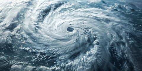Wall Mural - a stormy sky with a swirling cloud
