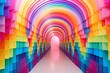 Colorful Spectrum: Polychromatic Rainbow Art Installations & Events