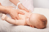 Fototapeta  - Baby Therapeutic Chest Massage