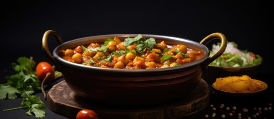 Wall Mural - Close-up of vegetables and spices in a dish