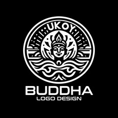 Wall Mural - Buddha Vector Logo Design