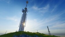 5G Mobile Base Station Signal Tower Delay In Plateau Mountainous Area