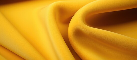 Poster - Soft yellow textile close-up