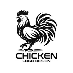 Wall Mural - Chicken Vector Logo Design 