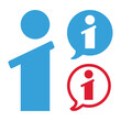 information icon, info sign icon, informant symbol on white background, information logo, informant sign, vector artwork