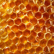 Fondo con detalle yu textura de patron panal de miel con reflejos de luz