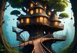 Fantasy an 8k intricately designed treehouse villa (10)