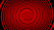 Abstract 3d podium on circle red black color gradient background. Textured backdrop. Luxury template for ads, flyer, poster, web. Card. Neon light. Digital presentation round scene. Swirl. Whirlpool
