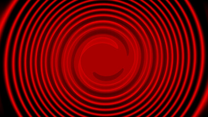 Wall Mural - Abstract 3d podium on circle red black color gradient background. Textured backdrop. Luxury template for ads, flyer, poster, web. Card. Neon light. Digital presentation round scene. Swirl. Whirlpool