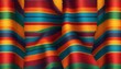 Blanket stripes seamless vector pattern. Background for Cinco de Mayo party decor or ethnic mexican fabric pattern colorful stripes created with generative ai