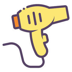 Wall Mural - hair dryer icon