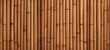 Bamboo tubes fence texture background banner panorama..