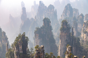 Zhangjiajie National Forest Park (or Avatar park). Wulingyuan, Hunan province, China