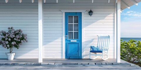 Poster - Exterior of the house. Facade and surrounding area