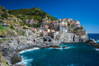 Magic of the Cinque Terre. Timeless images. Manarola, a dream village overlooking the sea