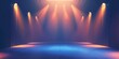 © cong - Spot Light Background. Spot light abstract club gallery theater interior 3d realistic background vector illustration