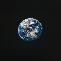Wall Mural - the earth in space,created with generative ai tecnology.