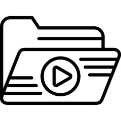 Poster - Video Folder Icon