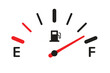 © Тима Рябец - Full tank. Fuel level indicator, diesel or gasoline level, car or motorcycle fuel gauge.