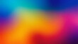 Textured gradient background blending a spectrum of bright colors with a grainy overlay