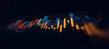 Fototapeta  - Investment finance chart,stock market business and exchange financial growth graph.	