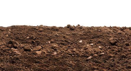 Wall Mural - Soil Landscape Isolated on Transparent Background
