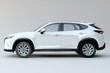 luxurious pearl white crossover suv on spotless white background premium city vehicle 3d rendering