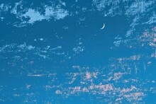 Beautiful Landscape Featuring A Half-moon In The Sky. Beautiful Simple AI Generated Image In 4K, Unique.