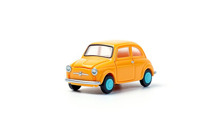 Wall Mural - isolated toy car on a white background