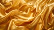 Golden Silk Cloth Radiating Elegance and Luxury