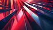geometrically design, abstract backdrop with shiny red and blue lines, polished and refined atmosphere, Mirror reflective, screensaver, r
