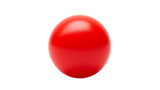red ball isolated on white background
