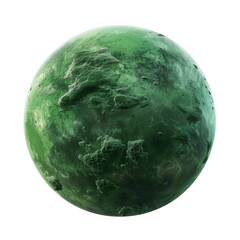 Wall Mural - isolated illustration of a green planet