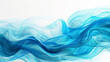 Elegant blue waves on a light background, conveying a summer vibe