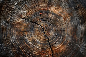  Old rotten wood texture, dark natural background - AI generated image. Beautiful simple AI generated image in 4K, unique.