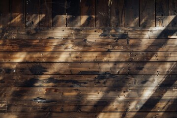 Wall Mural - Brown wood texture. Abstract wood texture background - generative ai. Beautiful simple AI generated image in 4K, unique.