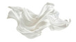 © PNG Kingdom  - Flying white silk fabric