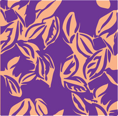 Wall Mural - Modern vector pattern with multicolor abstract shapes. Colorful abstract background.